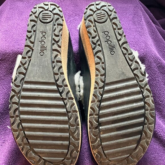 Birkenstock Papillio shearling clogs, wedge heel - Picture 5 of 6